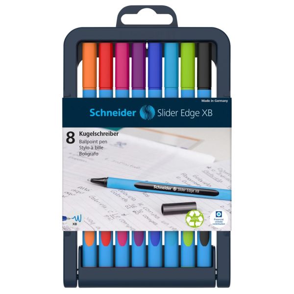 Pero guľôčkové Schneider Slider Edge XB - Sada 8 ks