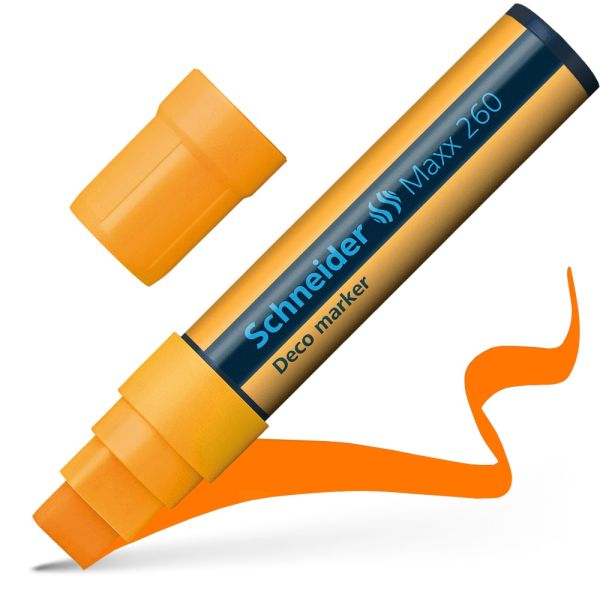 Popisovač kriedový Schneider Maxx 260 - oranžový