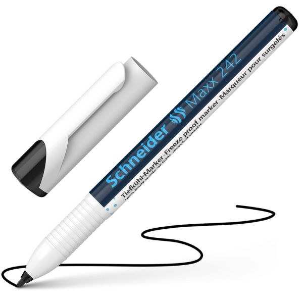 Popisovač Schneider Maxx 242 Marker do mraz. - čierny