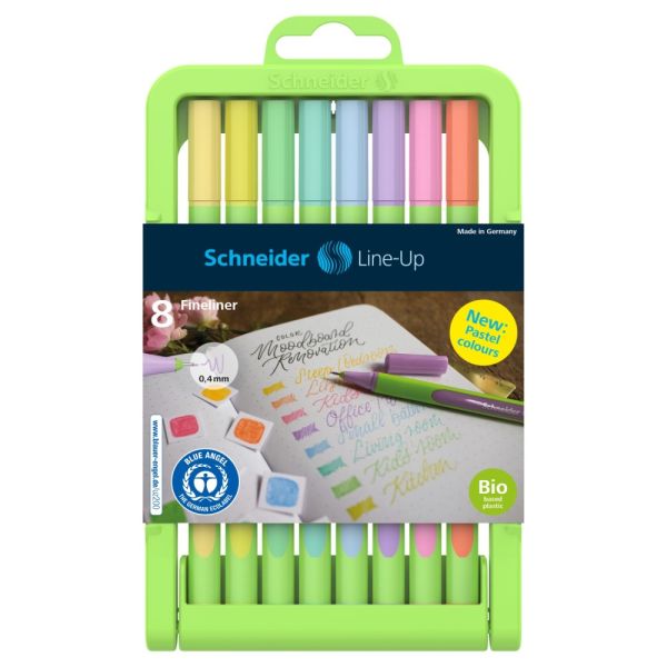 Liner Schneider Line-Up 0,4 pastel - sada 8 ks