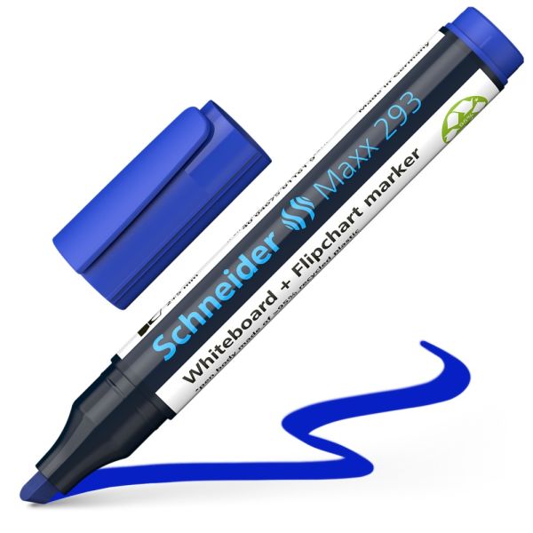 Popisovač Schneider Maxx 293 na biele tabule - modrý