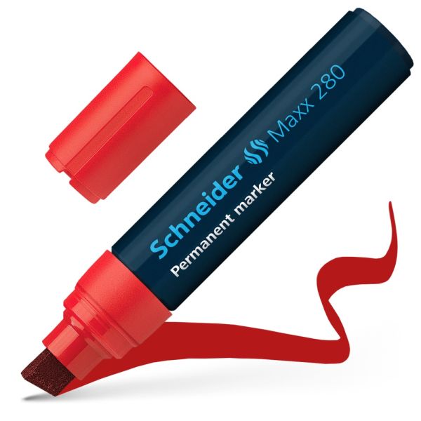 Popisovač Schneider Maxx 280 permanent - červený
