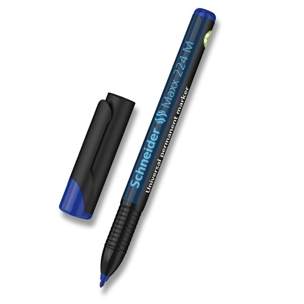 Popisovač Schneider Maxx 224 permanent, hrot M - modrý