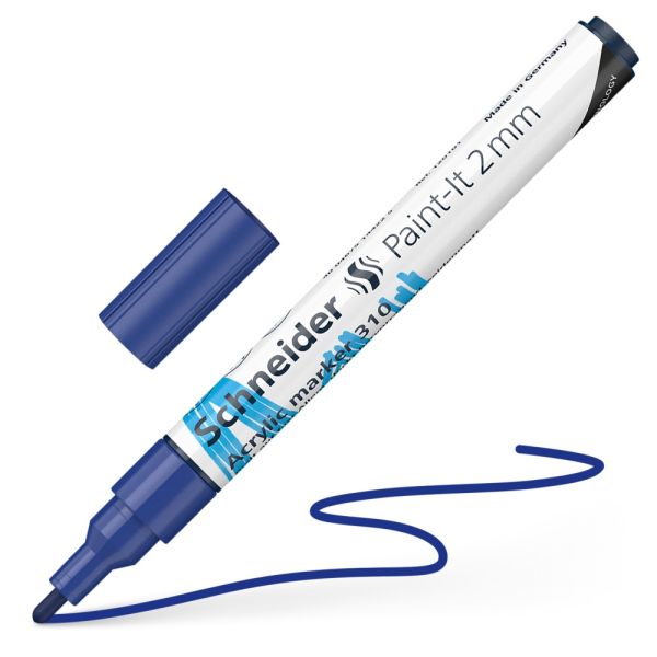 Popisovač Schneider Paint-It 310 Acrylic Marker 2mm - blue