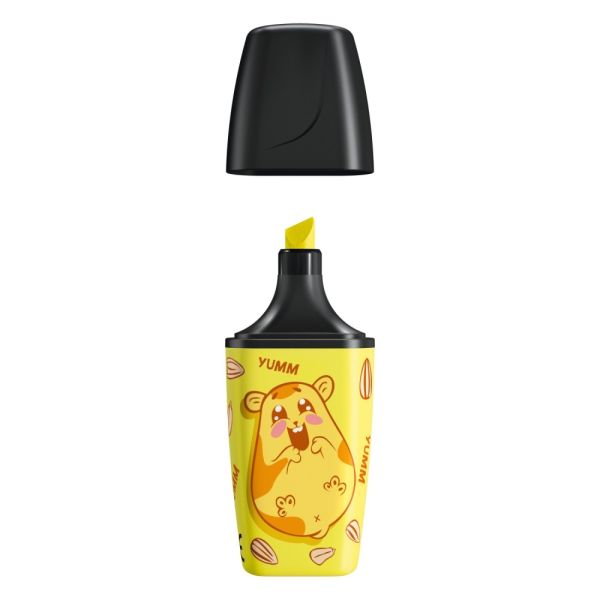 Zvýrazňovač STABILO BOSS MINI Animal Vibes - žltá