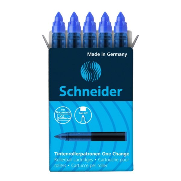 Bombičky do rollerov Schneider One Change 5ks - modrá náplň