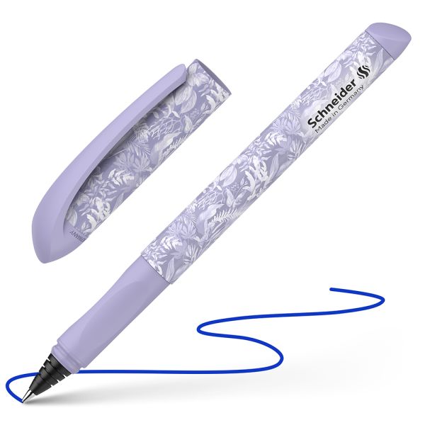 Roller bombičkový Schneider Voice Lilac jungle - modrá náplň
