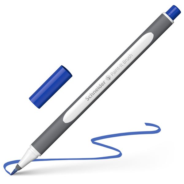 Popisovač Schneider Paint-it 070 Brush F - blue