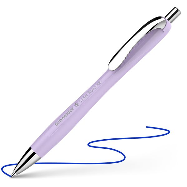 Pero guľôčkové Schneider Slider Rave XB Blossom - modrá náplň