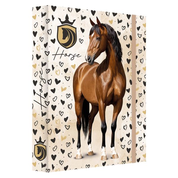 Box na zošity A4 Jumbo MAX JUNIOR S9 - Horse - kôň