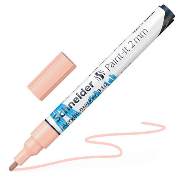 Popisovač Schneider Paint-It 310 Acrylic Marker 2mm - marhuľová