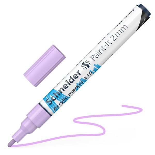 Popisovač Schneider Paint-It 310 Acrylic Marker 2mm - Pastel fialová