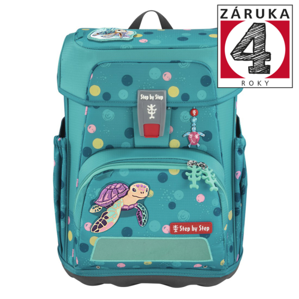Školská aktovka Step by Step CLOUD, Turtle Josie - 5-dielny set, AGR certifikát