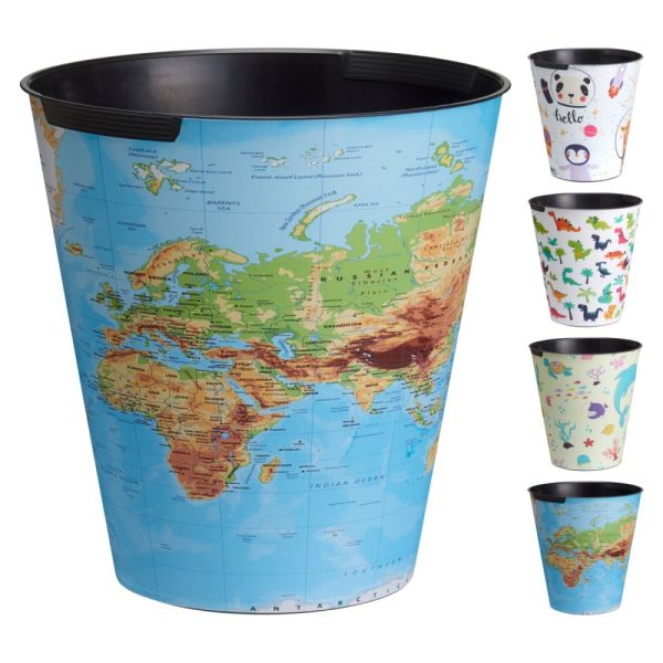 Odpadkový kôš plastový 10 L (4 dizajny /cena 1ks)