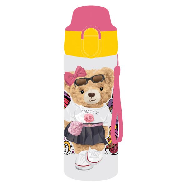 Fľaša na pitie TRITAN 500 ml JUNIOR S9 - Boom Bear - medveď