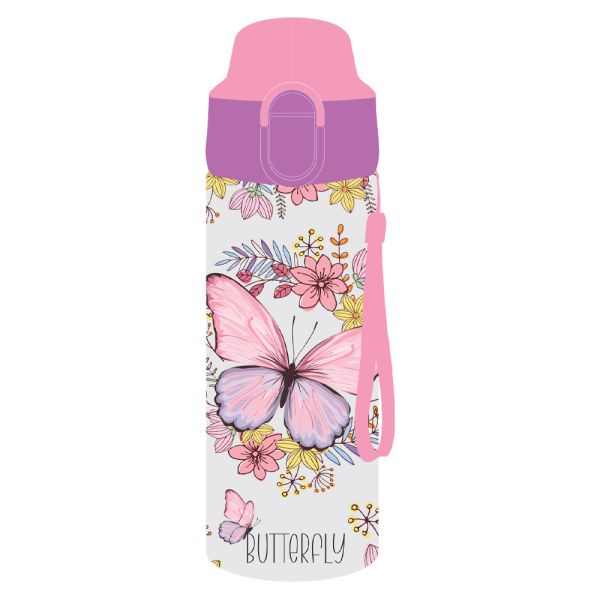 Fľaša na pitie TRITAN 500 ml JUNIOR S9 - Butterfly - motýľ