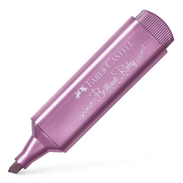 Zvýrazňovač Faber-Castell 1546 Metallic - rubínový