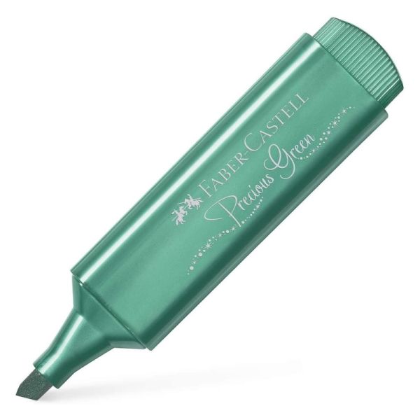 Zvýrazňovač Faber-Castell 1546 Metallic - zelený