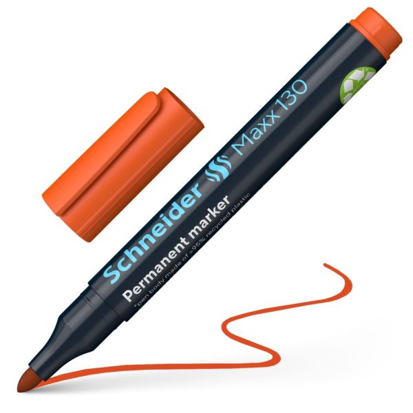 Popisovač Schneider Maxx 130 permanent - oranžová