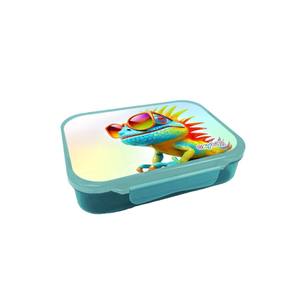 Box na desiatu s priehradkami - Chameleón