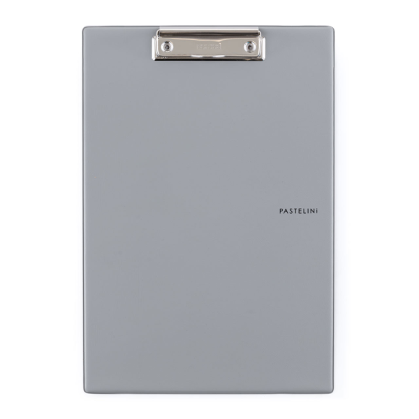 Podložka na písanie s klipom PP/A4 PASTELINI sivá
