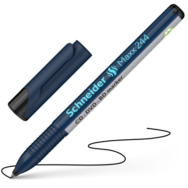 Popisovač Schneider Maxx 244 CD/DVD/BD - čierny