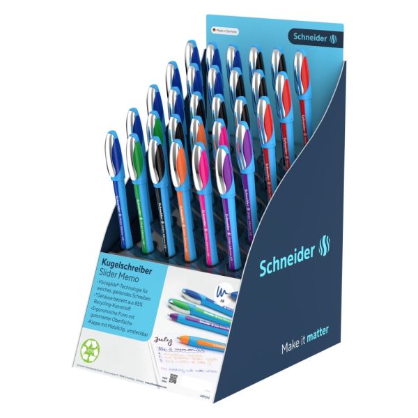 Prezentačný stojan Pero gélové Schneider Slider Memo XB (30 ks)