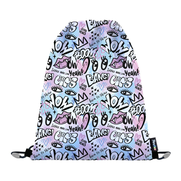 Vrecko na prezuvky s potlačou - Funny Girl