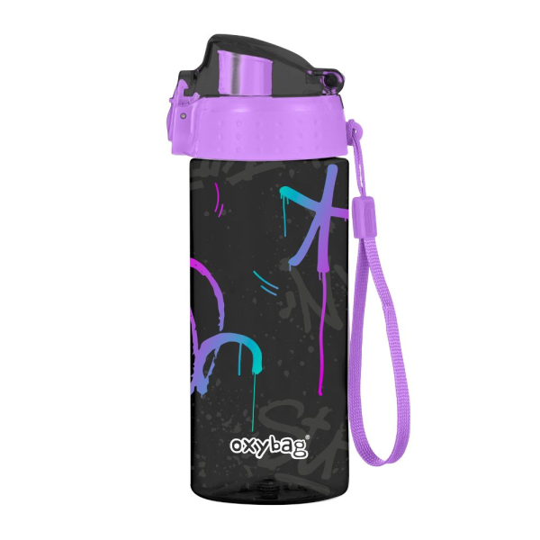 Fľaša OXY CLiCK 600 ml - Graffiti girl