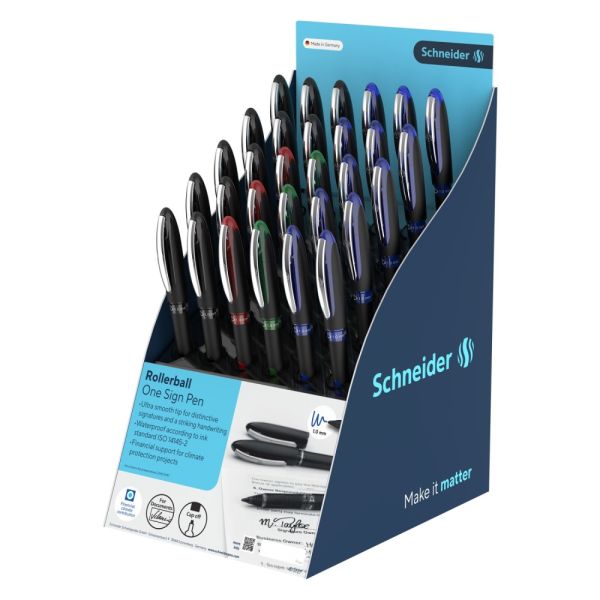 Prezentačný stojan Roller Schneider One Sign Pen (30 ks) mix farieb
