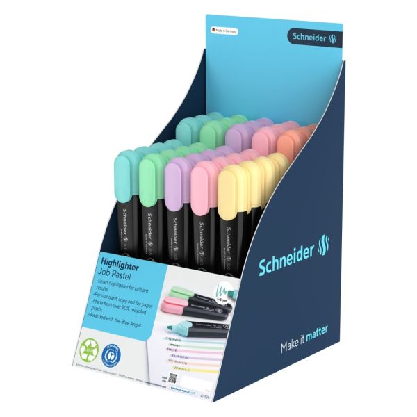 Prezentačný stojan Zvýrazňovač Schneider Job Pastel (85 ks)