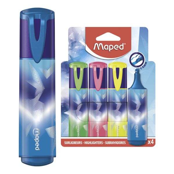 Zvýrazňovač MAPED Arctic 1-5 mm, 4 ks