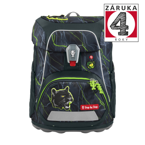 Školská aktovka Step by Step FIT, Danger Cat Chiko, AGR certifikát