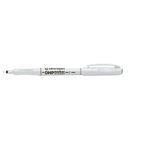 Popisovač zmývateľný OHP Non-Permanent Centropen 2646 F 1,2 mm na hladké povrchy - čierny