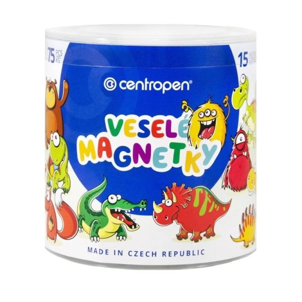 Veselé magnetky Centropen 9794, mix 75ks