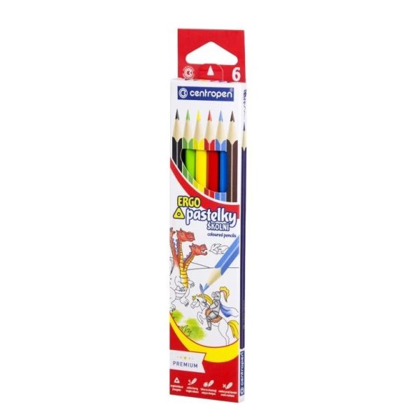 Pastelky trojhranné Centropen 9521 /6 ks