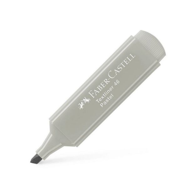 Zvýrazňovač Faber-Castell 1546 Pastel - sivý