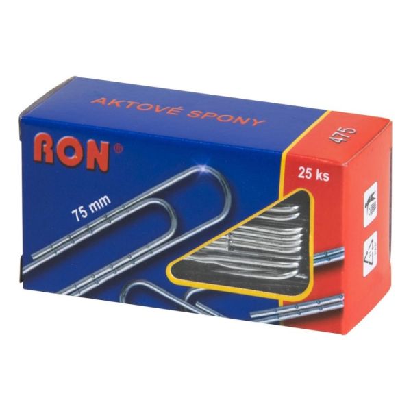 Spony kancelárske 75 mm RON 475 (25 ks)