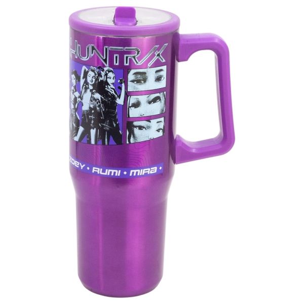 Termo hrnček K-Pop Demon Hunters so slamkou a uchom 920 ml