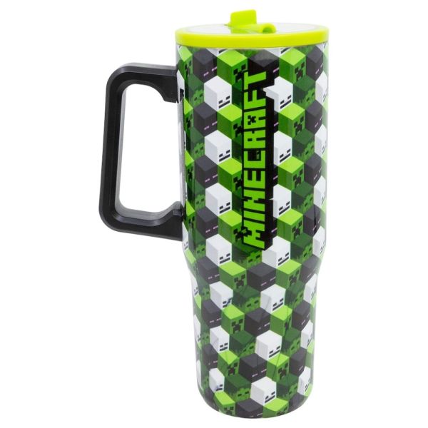 Termo hrnček ST-31322 so slamkou a uchom 920 ml