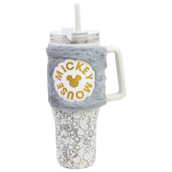 Termo hrnček Mickey Mouse s plyšovým návlekom 770 ml