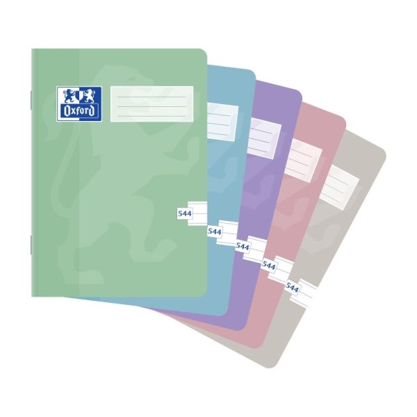 Školský zošit A5 Oxford Touch Pastel 544 linajkový 40 listov