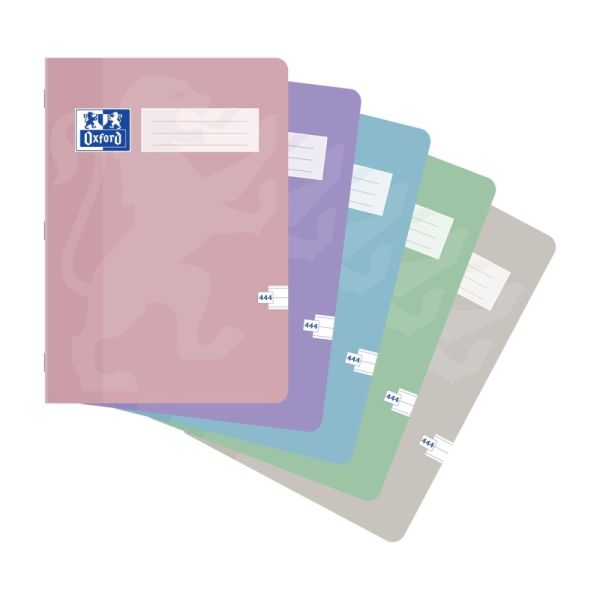 Školský zošit A4 Oxford Touch Pastel 444 linajkový 40 listov