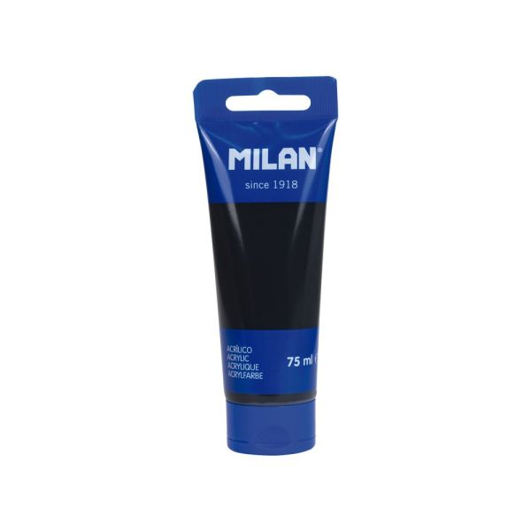 Farba akrylová MILAN 75 ml - čierna