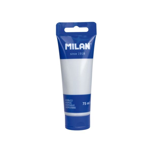 Farba akrylová MILAN 75 ml - strieborná