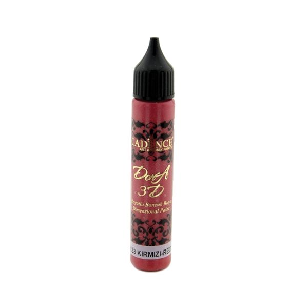 Metalická kontúra CADENCE, červená, 25 ml