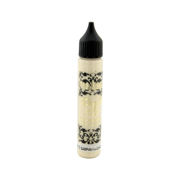Metalická kontúra CADENCE, šampanská, 25 ml
