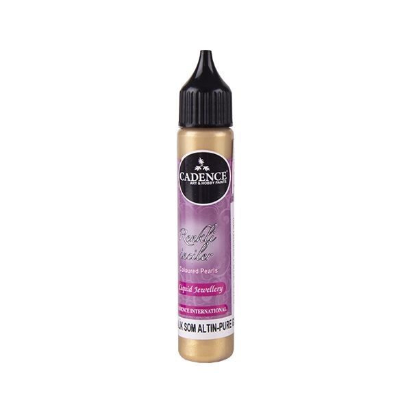 Tekuté perly CADENCE, zlatá, 25 ml