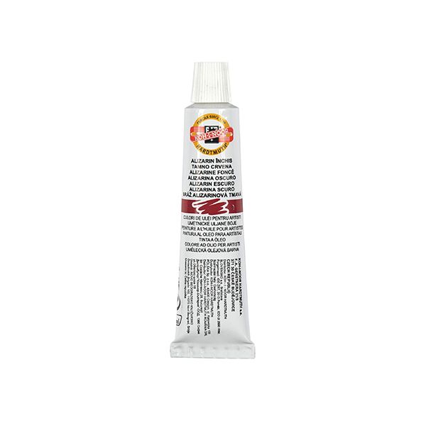 Farba olejová KOH-I-NOOR 16 ml, sráž alizarínová tmavá