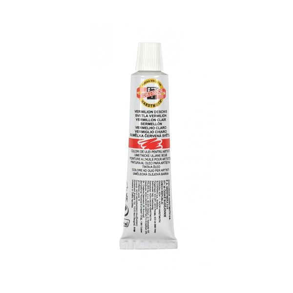 Farba olejová KOH-I-NOOR 16 ml, rumelka červená svetlá